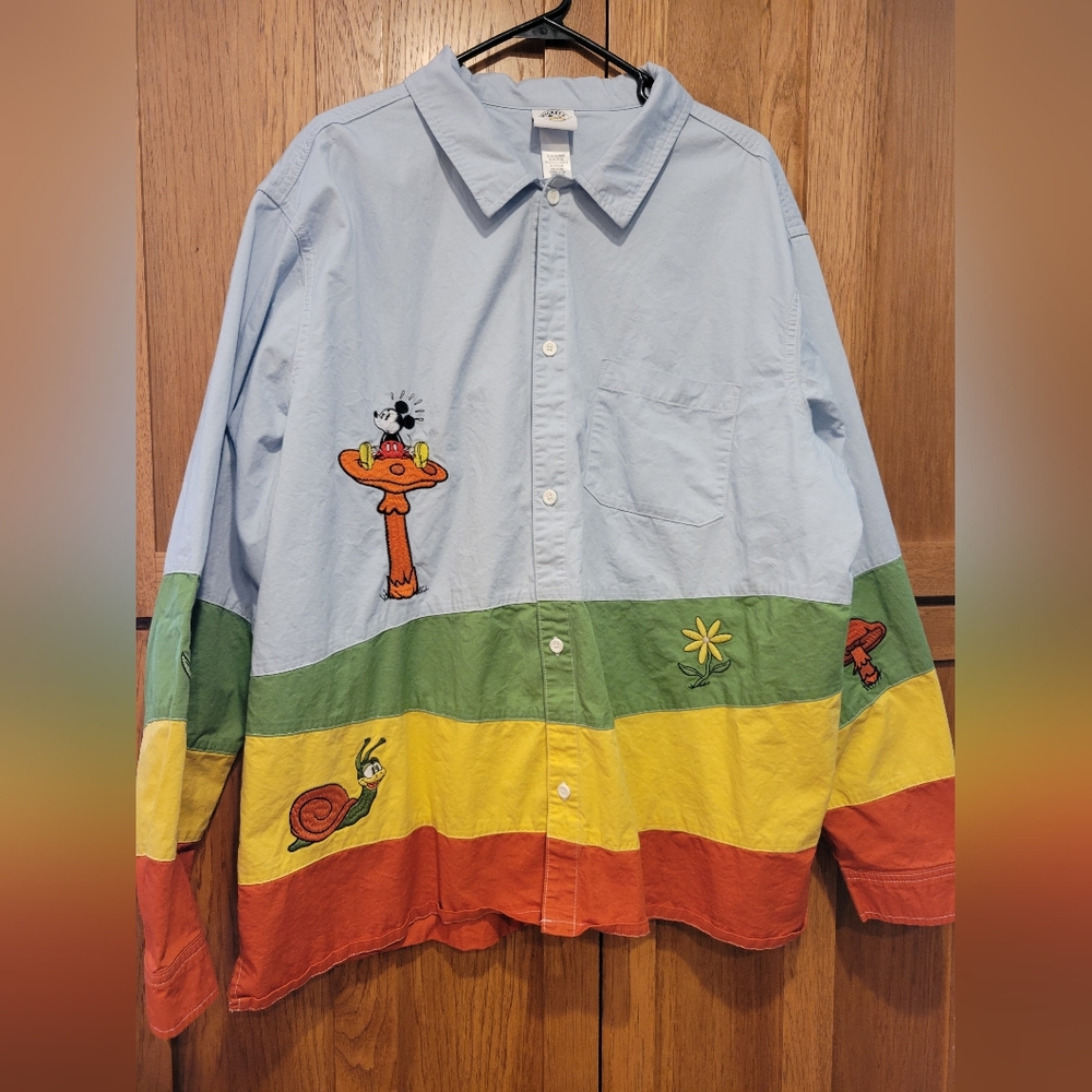 Disney Mickey & Co 2023 Button Front Unisex Shirt